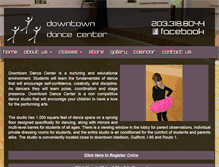 Tablet Screenshot of downtowndancecenter.com